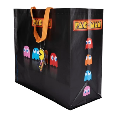 Konix Pac-Man fekete bevásárló táska Konix Pac-Man fekete bevásárló táska