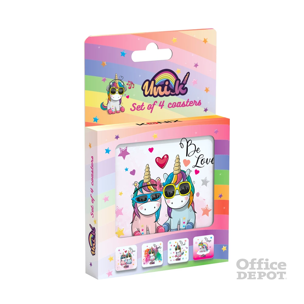 Konix Unik poháralátét csomag