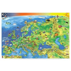 Könyöklő Európa országai/ Európa gyerektérkép Könyöklő Európa országai/ Európa gyerektérkép