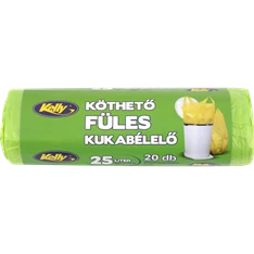 Köthető füles 25 literes 20db/roll kukabélelő Köthető füles 25 literes 20db/roll kukabélelő