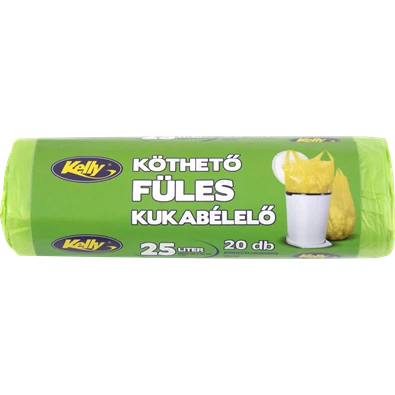 Köthető füles 25 literes 20db/roll kukabélelő Köthető füles 25 literes 20db/roll kukabélelő
