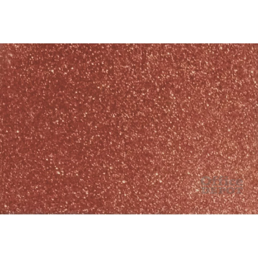 Kreatív 20x30cm öntapadós 2mm glitteres bronz dekorgumilap