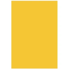 Kreatív A4 2mm napsárga dekorgumilap