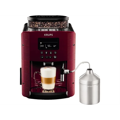 Krups EA816570 Essential tejtartóval piros automata espresszo kávéfőző Krups EA816570 Essential tejtartóval piros automata espresszo kávéfőző