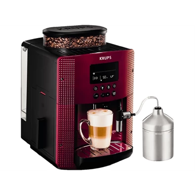 Krups EA816570 Essential tejtartóval piros automata espresszo kávéfőző Krups EA816570 Essential tejtartóval piros automata espresszo kávéfőző