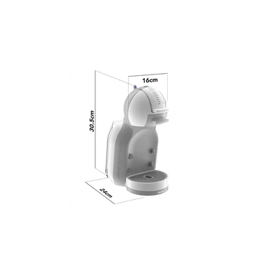 Krups KP 1201CS Nescafé Dolce Gusto Mini Me szürke kapszulás kávéfőző Krups KP 1201CS Nescafé Dolce Gusto Mini Me szürke kapszulás kávéfőző