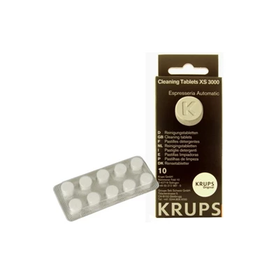 Krups Kávéfőző tartozék XS300010 tisztító tabletta, 10X1,5 gramm