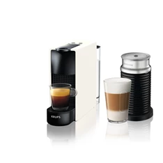 Krups XN111110 Nespresso Essenza Mini & Aeroccino fehér kapszulás kávéfőző Krups XN111110 Nespresso Essenza Mini & Aeroccino fehér kapszulás kávéfőző
