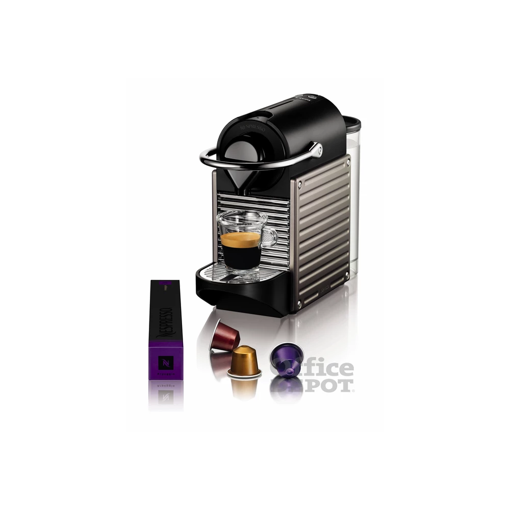 Krups XN304T10 Nespresso Pixie Electric titán kapszulás kávéfőző