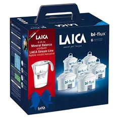LAICA 6 db-os mineral balance szűrőbetét Laica StreamLine digitális vízszűrő kancsóval ajándékszett LAICA 6 db-os mineral balance szűrőbetét Laica StreamLine digitális vízszűrő kancsóval ajándékszett