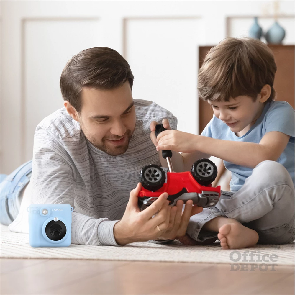 LAMAX InstaKid1 Blue Instant hőpapíros fényképezőgép