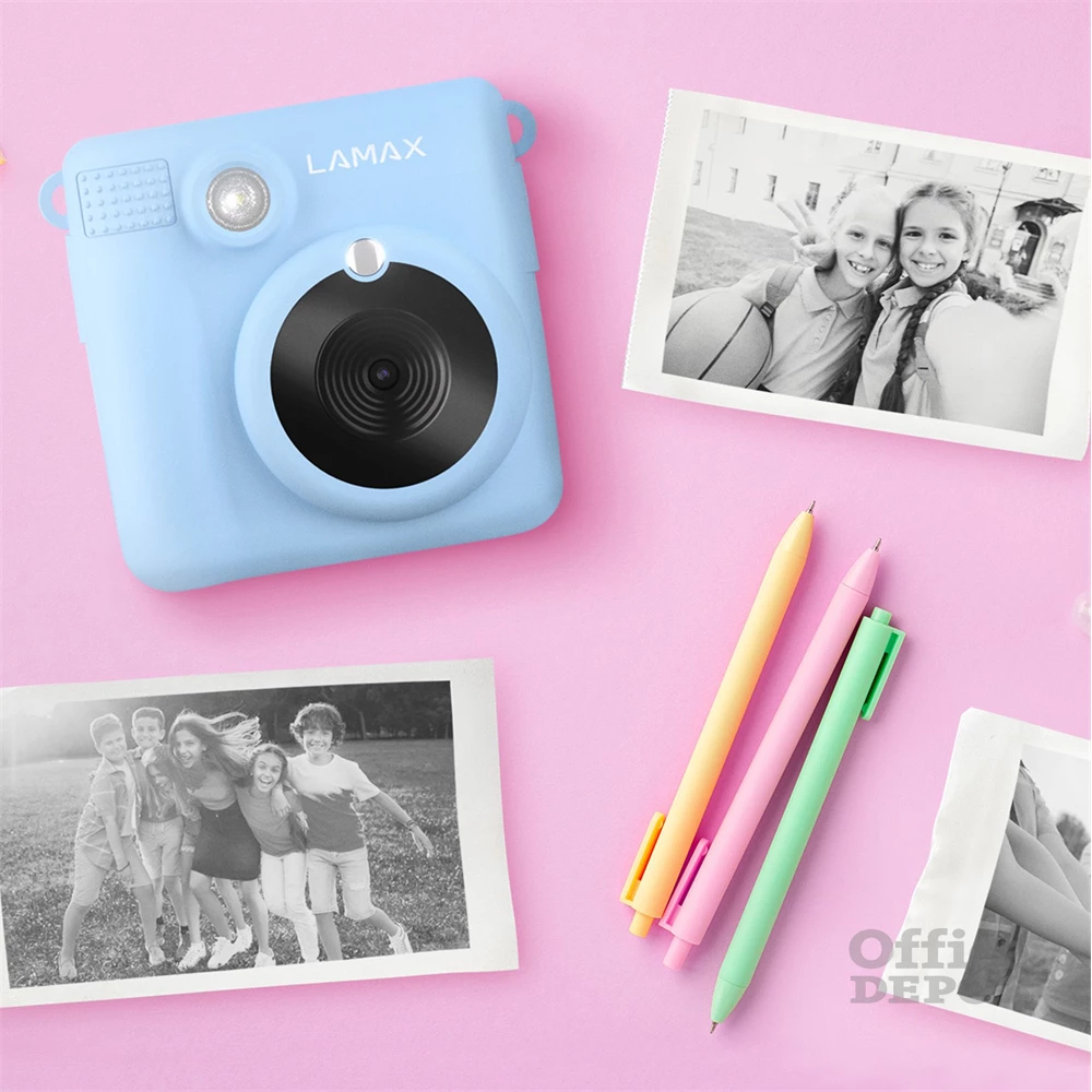 LAMAX InstaKid1 Blue Instant hőpapíros fényképezőgép