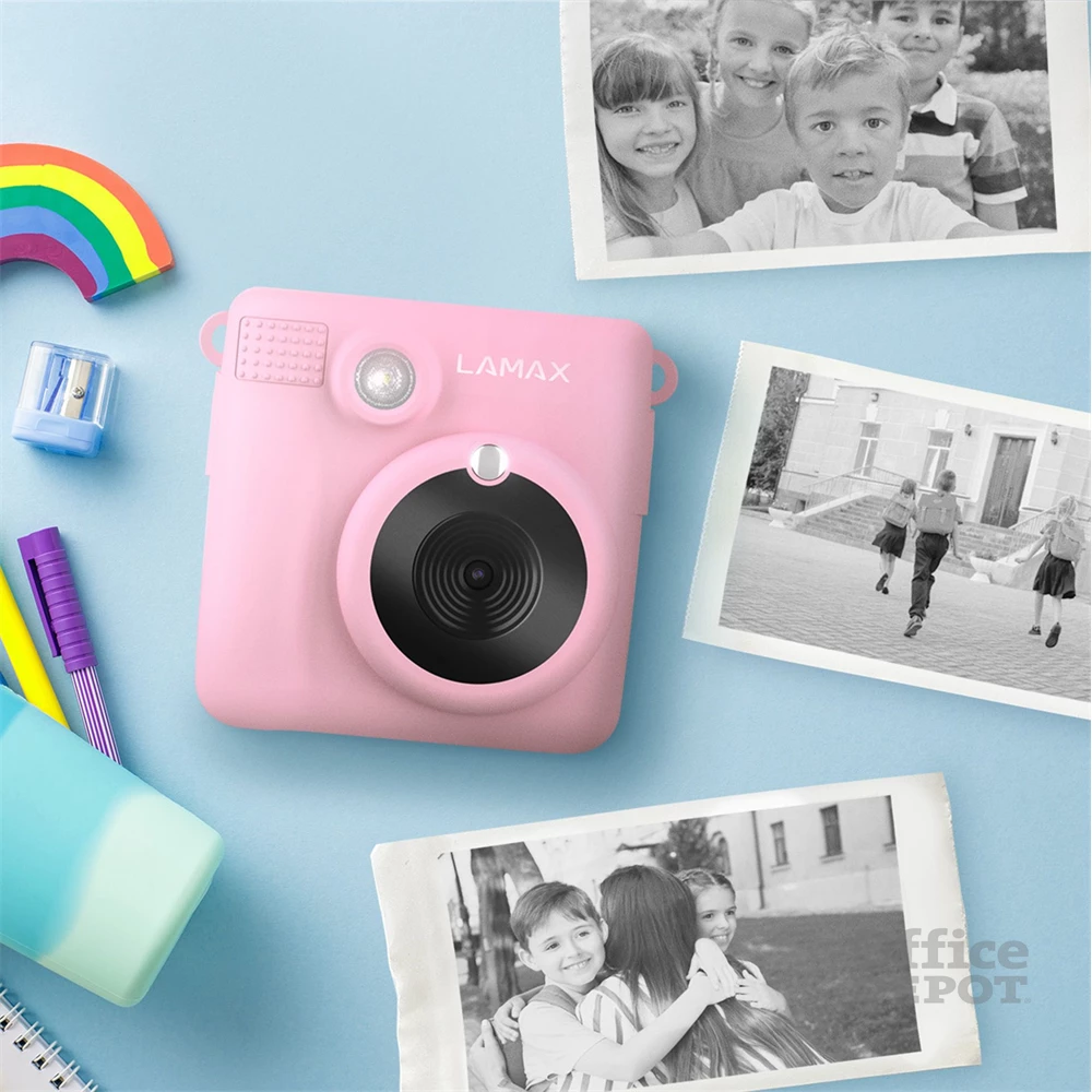 LAMAX InstaKid1 Pink Instant hőpapíros fényképezőgép