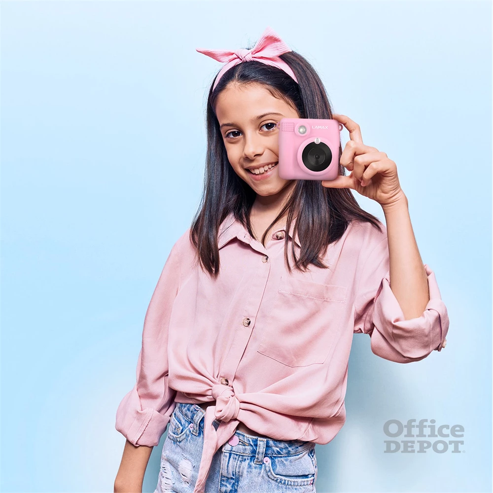 LAMAX InstaKid1 Pink Instant hőpapíros fényképezőgép