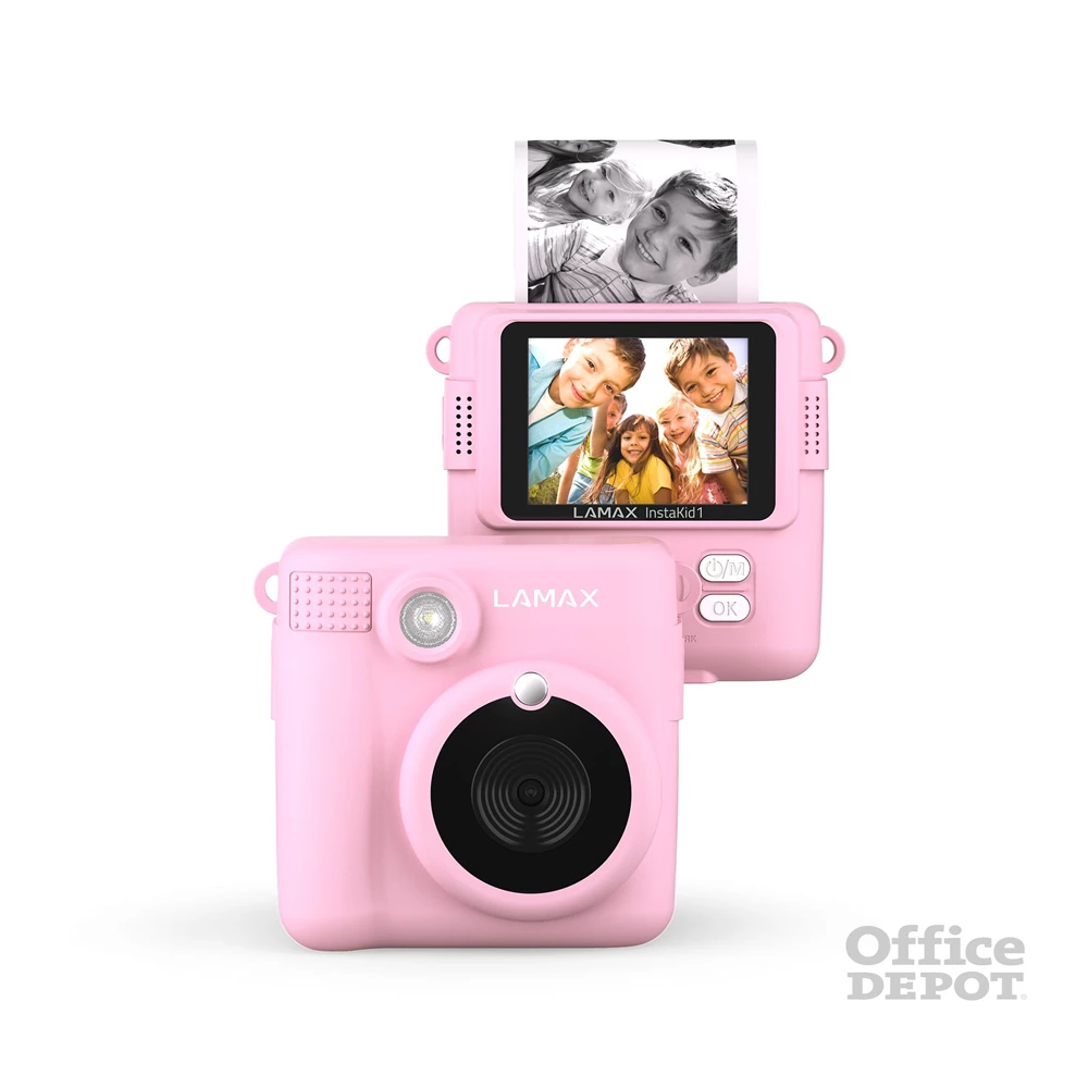 LAMAX InstaKid1 Pink Instant hőpapíros fényképezőgép