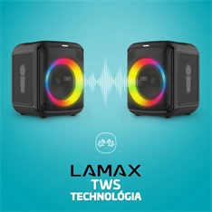LAMAX PartyKing1 Play 80W Party hangfal LAMAX PartyKing1 Play 80W Party hangfal