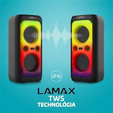 LAMAX PartyKing1 Plus 100W Party hangfal LAMAX PartyKing1 Plus 100W Party hangfal