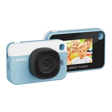 LAMAX PixelKid1 Blue Full HD 8MP kék gyerek fényképezőgép és kamera LAMAX PixelKid1 Blue Full HD 8MP kék gyerek fényképezőgép és kamera