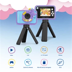 LAMAX PixelKid1 Blue Full HD 8MP kék gyerek fényképezőgép és kamera LAMAX PixelKid1 Blue Full HD 8MP kék gyerek fényképezőgép és kamera