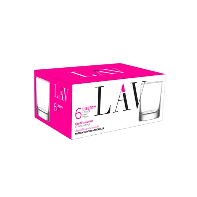 LAV Liberty Liqueur 65ml likőrös pohár szett 6 darabos LV-LBR308F LAV Liberty Liqueur 65ml likőrös pohár szett 6 darabos LV-LBR308F