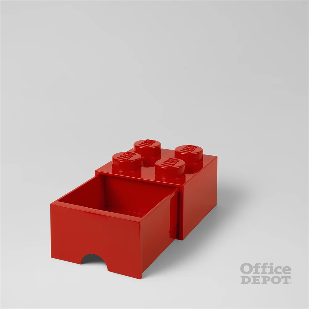 LEGO Fiókos tárolódoboz 2x2, piros