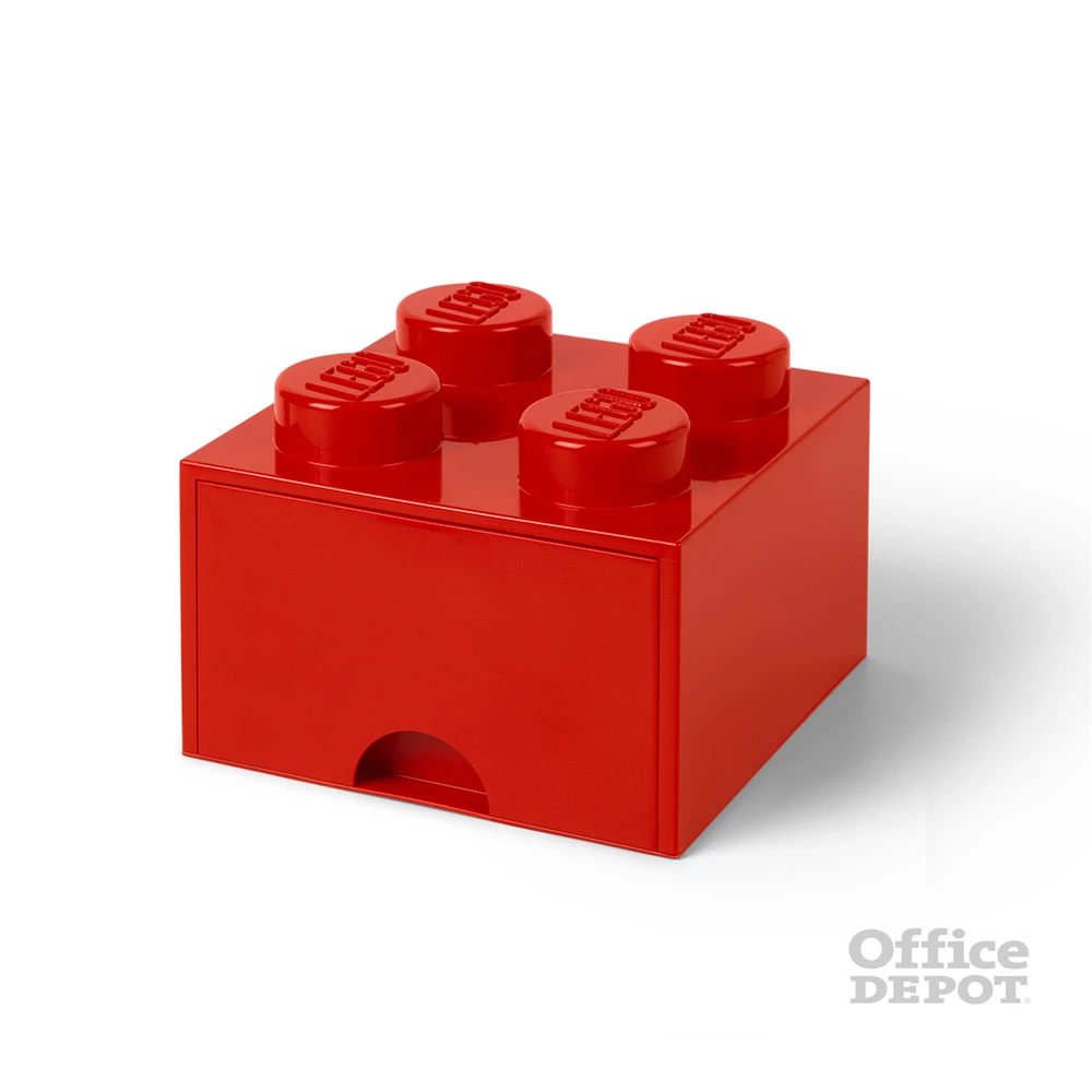 LEGO Fiókos tárolódoboz 2x2, piros