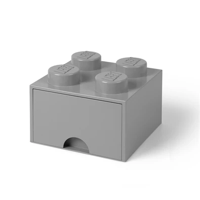 LEGO Fiókos tárolódoboz 2x2, szürke LEGO Fiókos tárolódoboz 2x2, szürke