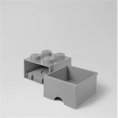 LEGO Fiókos tárolódoboz 2x2, szürke LEGO Fiókos tárolódoboz 2x2, szürke