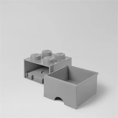 LEGO Fiókos tárolódoboz 2x2, szürke LEGO Fiókos tárolódoboz 2x2, szürke