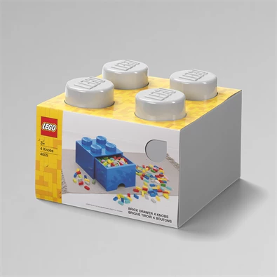 LEGO Fiókos tárolódoboz 2x2, szürke LEGO Fiókos tárolódoboz 2x2, szürke
