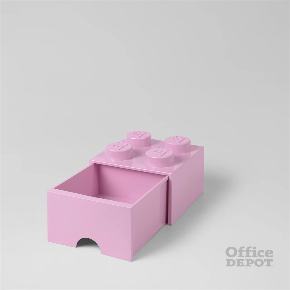 LEGO Fiókos tárolódoboz 2x2, világosrózsaszín