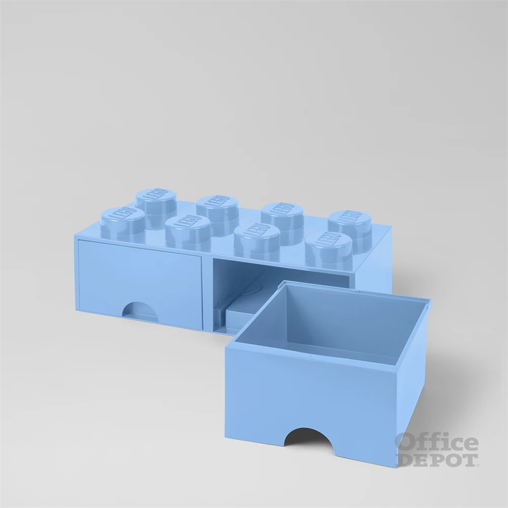 LEGO Fiókos tárolódoboz 2x4, világoskék
