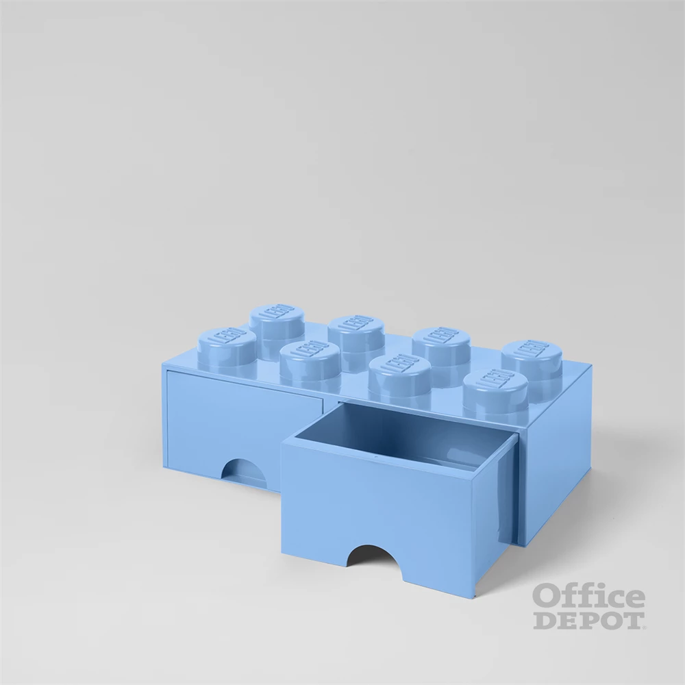 LEGO Fiókos tárolódoboz 2x4, világoskék