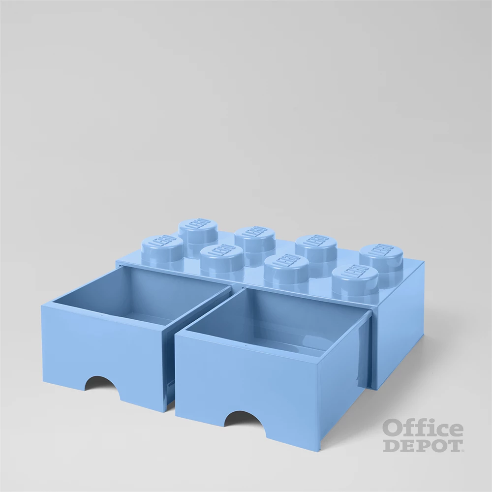 LEGO Fiókos tárolódoboz 2x4, világoskék