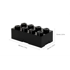 LEGO Klasszikus tárolódoboz, fekete