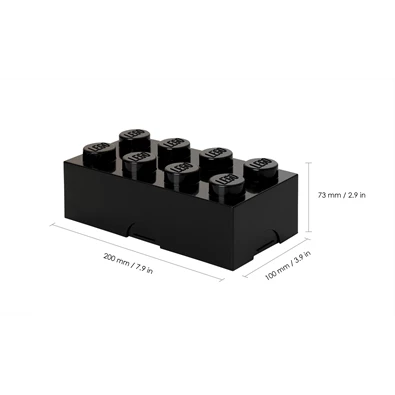 LEGO Klasszikus tárolódoboz, fekete