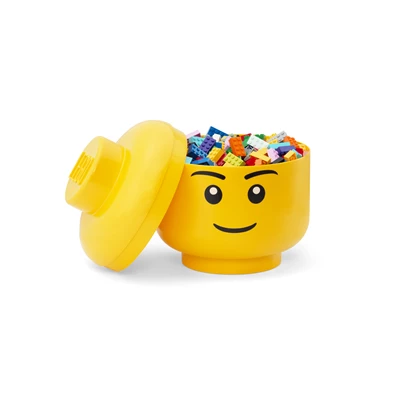 LEGO Fiú tárolófej, nagy (8,5 literes) LEGO Fiú tárolófej, nagy (8,5 literes)