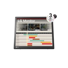 LG 17" 17BR30T-B SXGA TN VGA/USB fekete érintőképernyős monitor