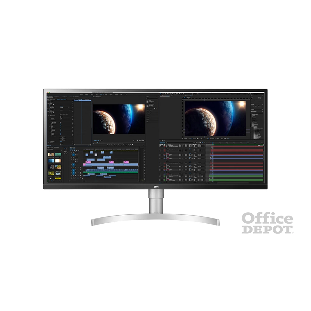 LG 34" 34WL850-W nano IPS 21:9 HDMI Display Port HDR LED monitor (Újracsomagolt)