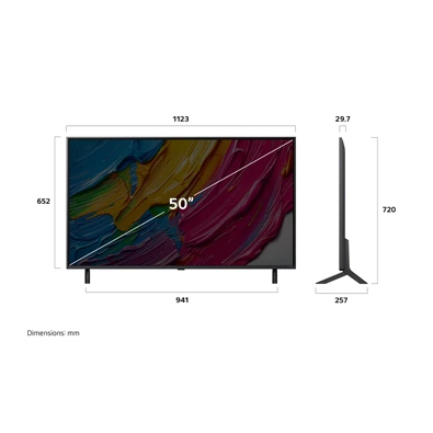 LG 50" 50QNED80A3A 4K UHD AI Smart QNED TV LG 50" 50QNED80A3A 4K UHD AI Smart QNED TV