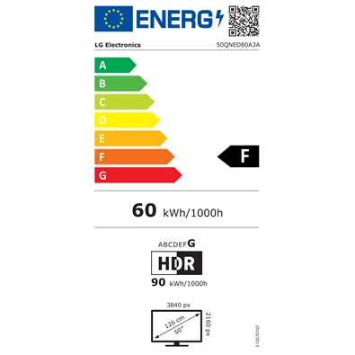 LG 50" 50QNED80A3A 4K UHD AI Smart QNED TV LG 50" 50QNED80A3A 4K UHD AI Smart QNED TV