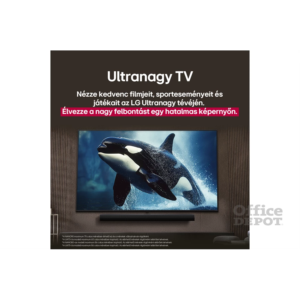 LG 50" 50UA75003LA 4K UHD AI Smart TV