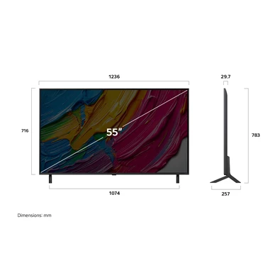 LG 55" 55QNED80A3A 4K UHD AI Smart QNED TV LG 55" 55QNED80A3A 4K UHD AI Smart QNED TV