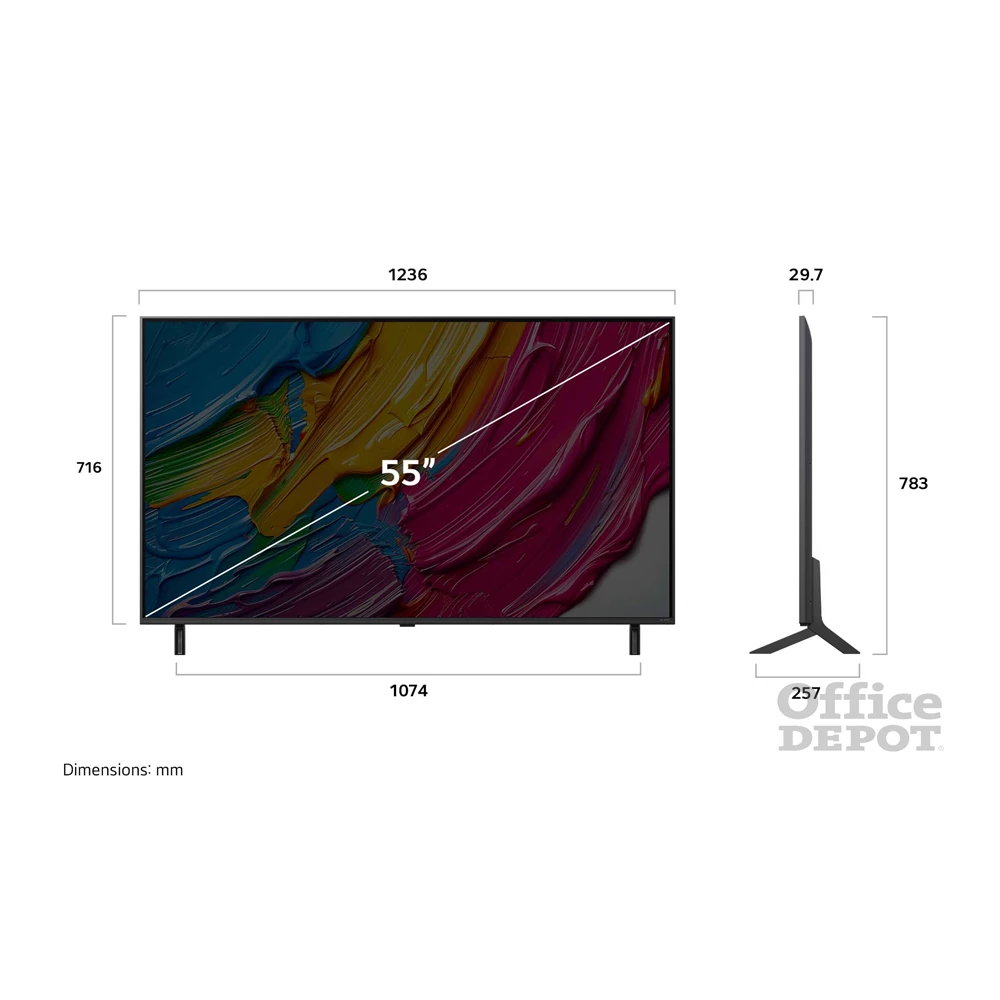 LG 55" 55QNED80A3A 4K UHD AI Smart QNED TV