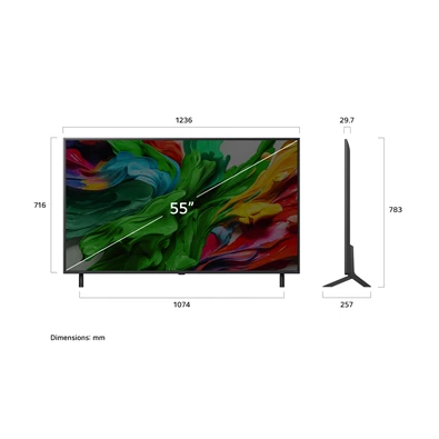LG 55" 55QNED85A3C 4K UHD AI Smart QNED evo MiniLED TV LG 55" 55QNED85A3C 4K UHD AI Smart QNED evo MiniLED TV