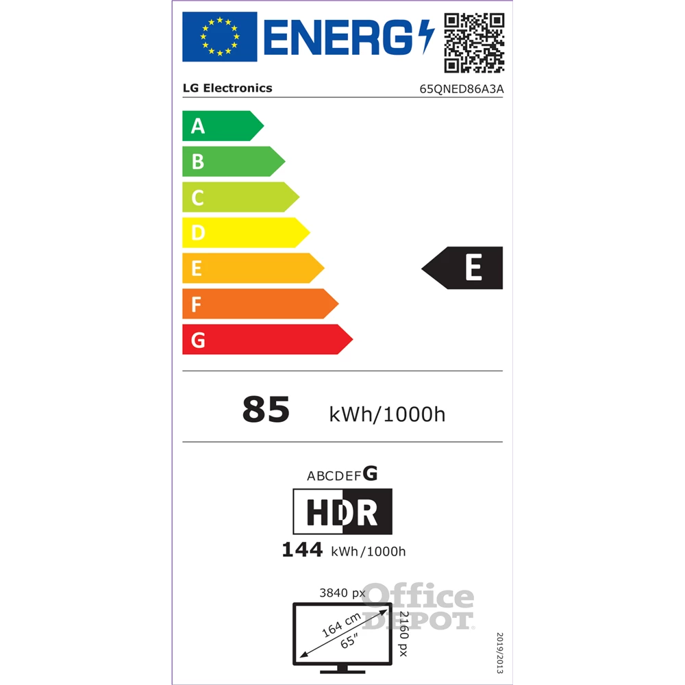 LG 65" 65QNED86A3A 4K UHD AI Smart QNED evo MiniLED TV