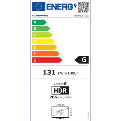 LG 75" 75NANO81T3A 4K UHD HDR NanoCell Smart TV LG 75" 75NANO81T3A 4K UHD HDR NanoCell Smart TV