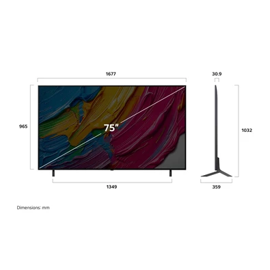 LG 75" 75QNED80A3A 4K UHD AI Smart QNED TV LG 75" 75QNED80A3A 4K UHD AI Smart QNED TV