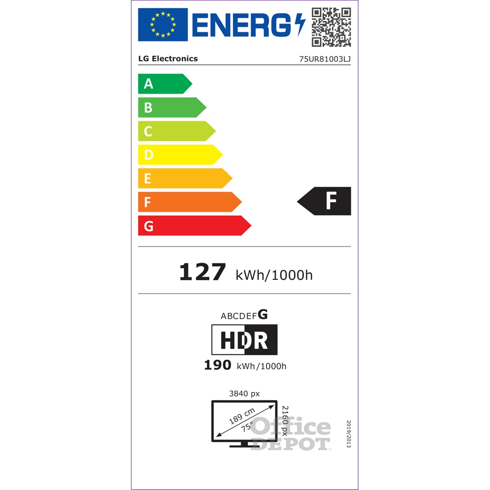 LG 75" 75UR81003LJ 4K UHD Smart LED TV