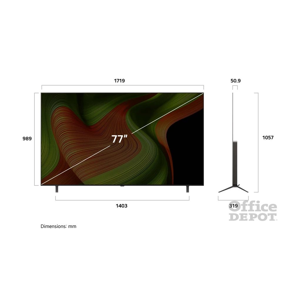 LG 77" OLED77B53LA 4K UHD AI Smart Gamer OLED TV